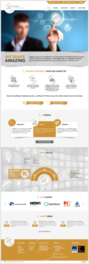 Web Design by -Marc- for this project | Design: #12620496