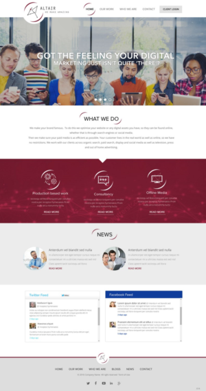 Web Design by pb for this project | Design: #12511315