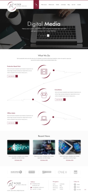 Web Design by pb for this project | Design: #12520972