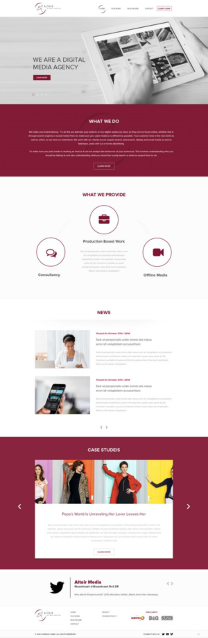 Web Design by pb for this project | Design: #12520974