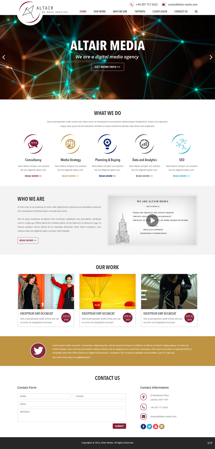 Web Design by pb for this project | Design: #12580413