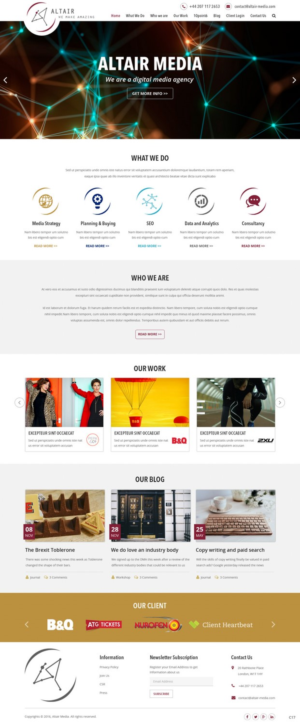 Web Design by pb for this project | Design: #12766011