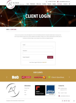 Web Design by pb for this project | Design: #12862554