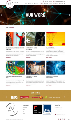 Web Design by pb for this project | Design: #12862555