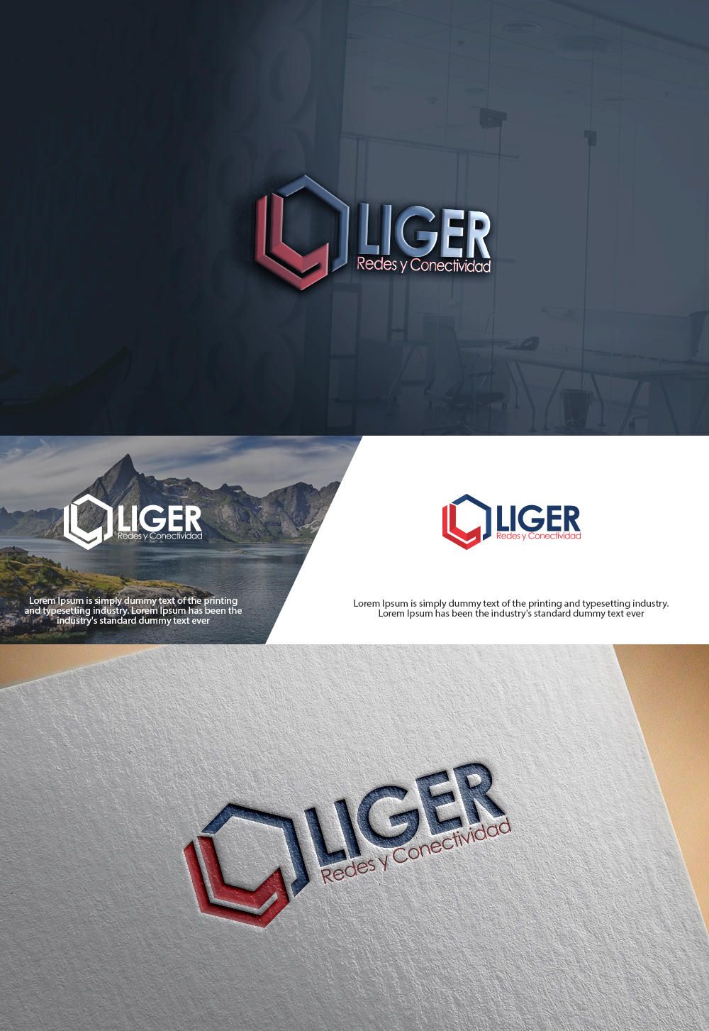 Logo Design by G.D boX for Grupo Liger | Design: #12594515