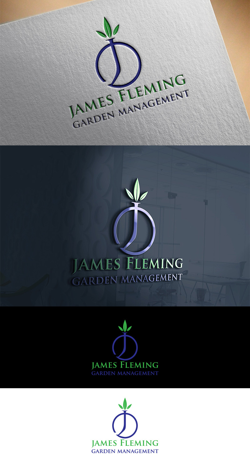 Logo Design by king solangi for James Fleming garden management  | Design #12518624