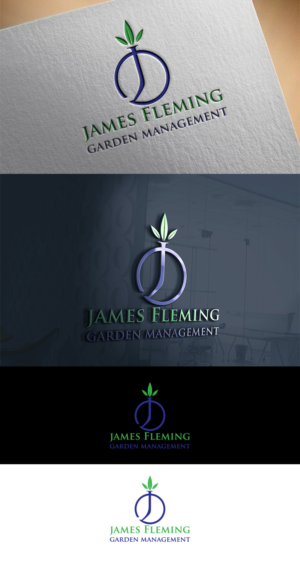 Logo Design by king solangi for James Fleming garden management  | Design #12518624