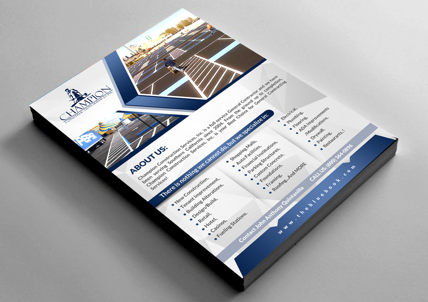 Flyer Design by debdesign for Champion Inc. | Design #12738425