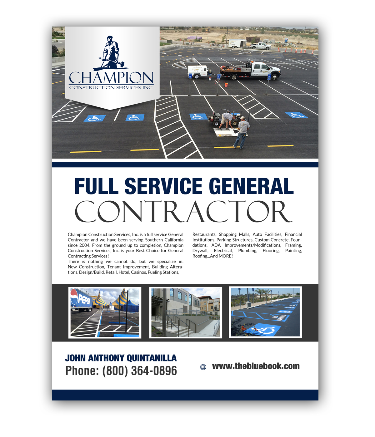 Flyer Design by creative.bugs for Champion Inc. | Design #12737175