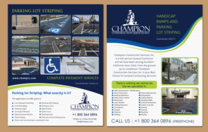 Flyer Design by meet007 for Champion Inc. | Design: #12745700