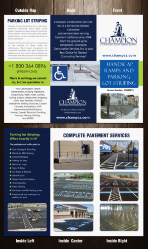 Flyer Design by meet007 for Champion Inc. | Design: #12772538