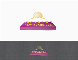 Party Rockin New Years Eve | Logo Design by jaime.sp