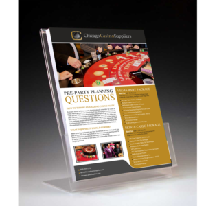 Flyer Design by creative.bugs for Chicago Casino Suppliers | Design: #12507172