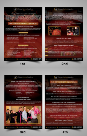 Flyer Design by ecorokerz for Chicago Casino Suppliers | Design: #12617215