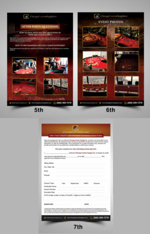 Flyer Design by ecorokerz for Chicago Casino Suppliers | Design: #12617229