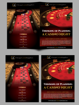 Flyer Design by ecorokerz for Chicago Casino Suppliers | Design: #12644258