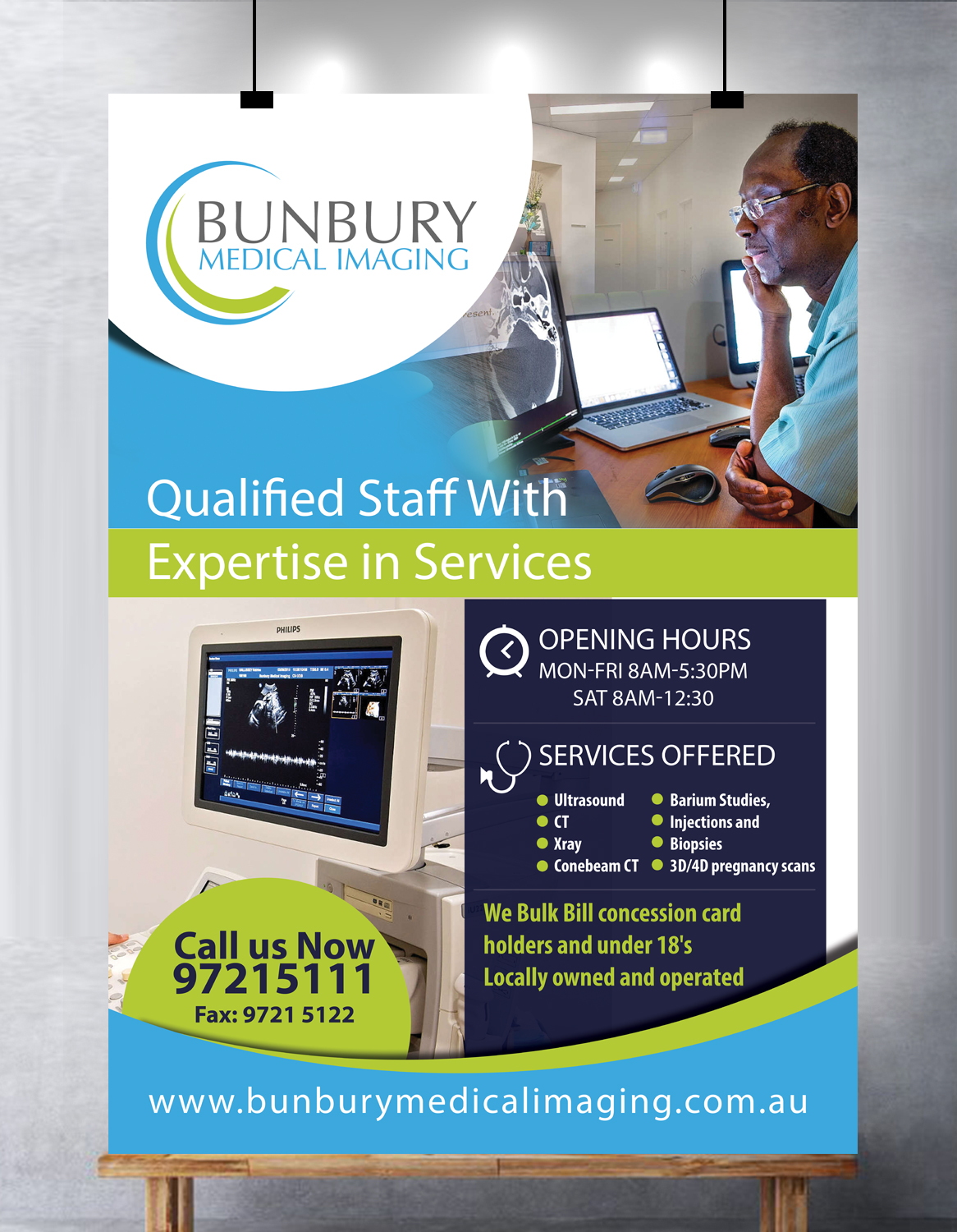 Poster Design by uk for Bunbury Medical Imaging | Design #12528116