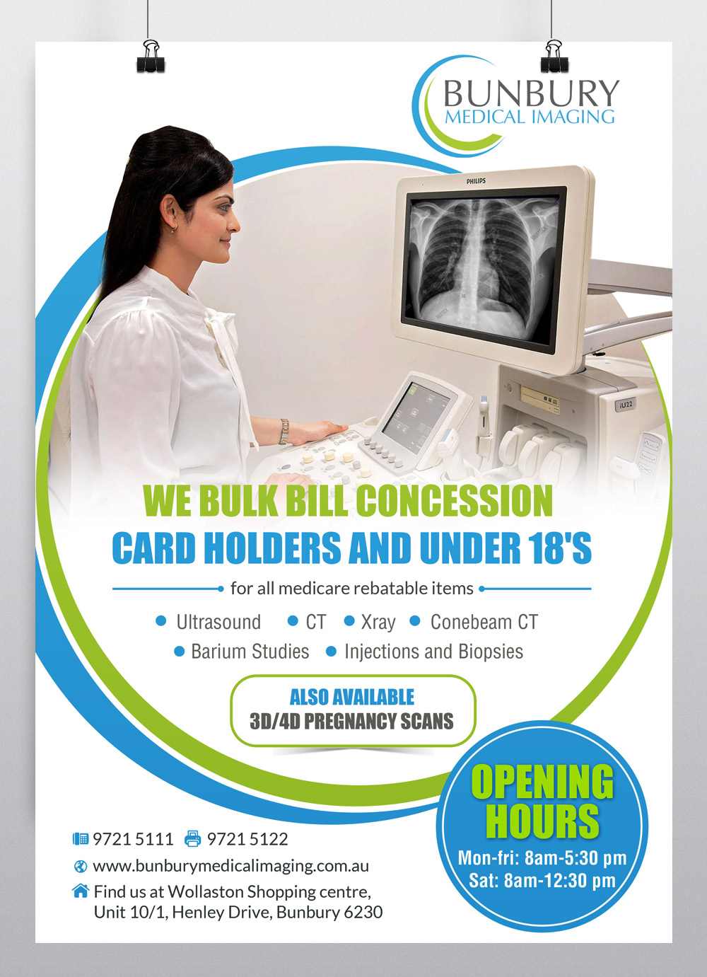 Poster Design By Hih7 For Bunbury Medical Imaging Marketing Poster Design By Hih7 For Bunbury Medical Imaging Marketing