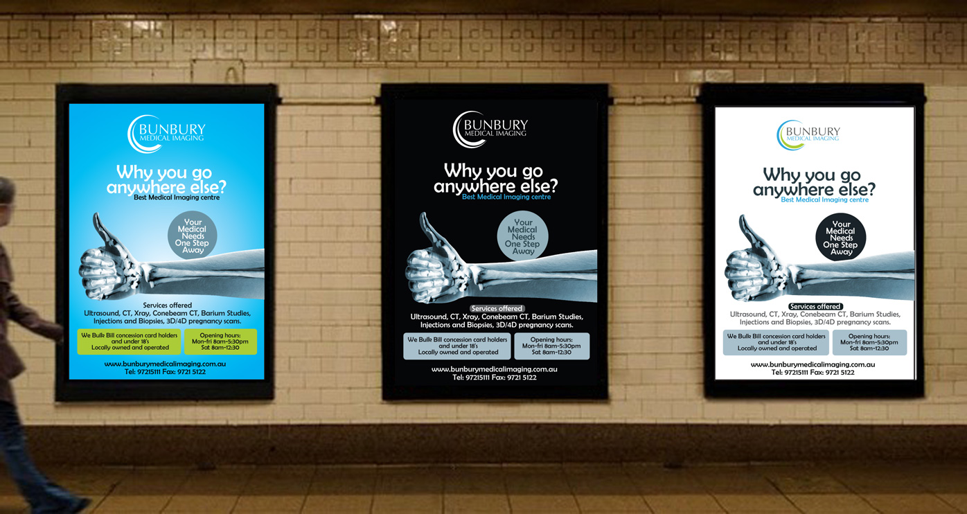 Marketing Poster Design For Bunbury Medical Imaging By Artcat