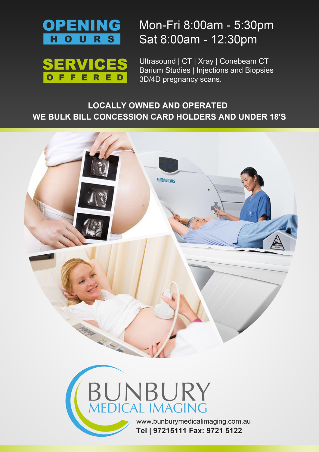 Poster Design by Gfx.26™ for Bunbury Medical Imaging | Design #12536824