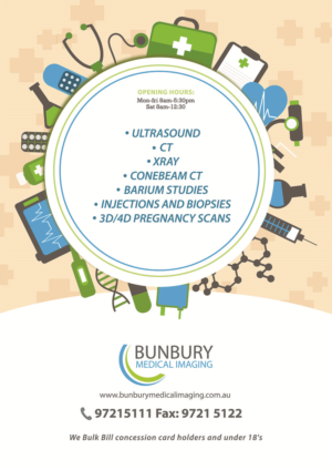 Poster Design by gobindadey333 for Bunbury Medical Imaging | Design: #12570403