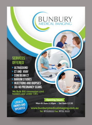 Design de Poster par rkailas pour Bunbury Medical Imaging | Design #12553486