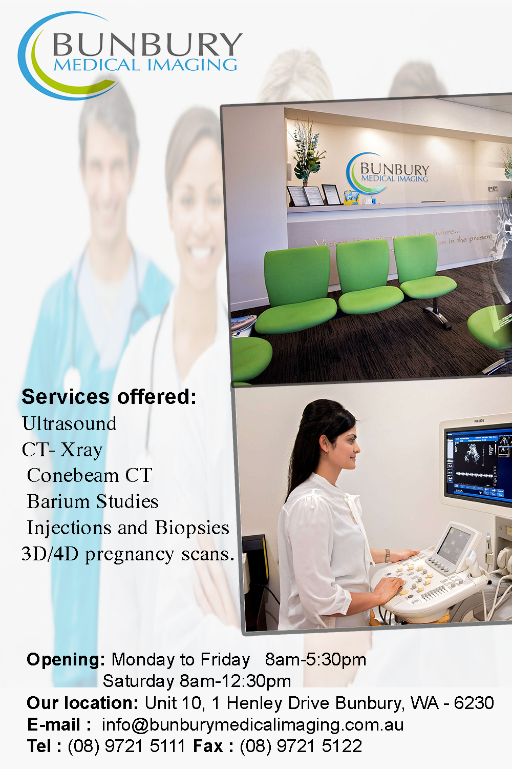 Poster Design by John Phu for Bunbury Medical Imaging | Design #12578145