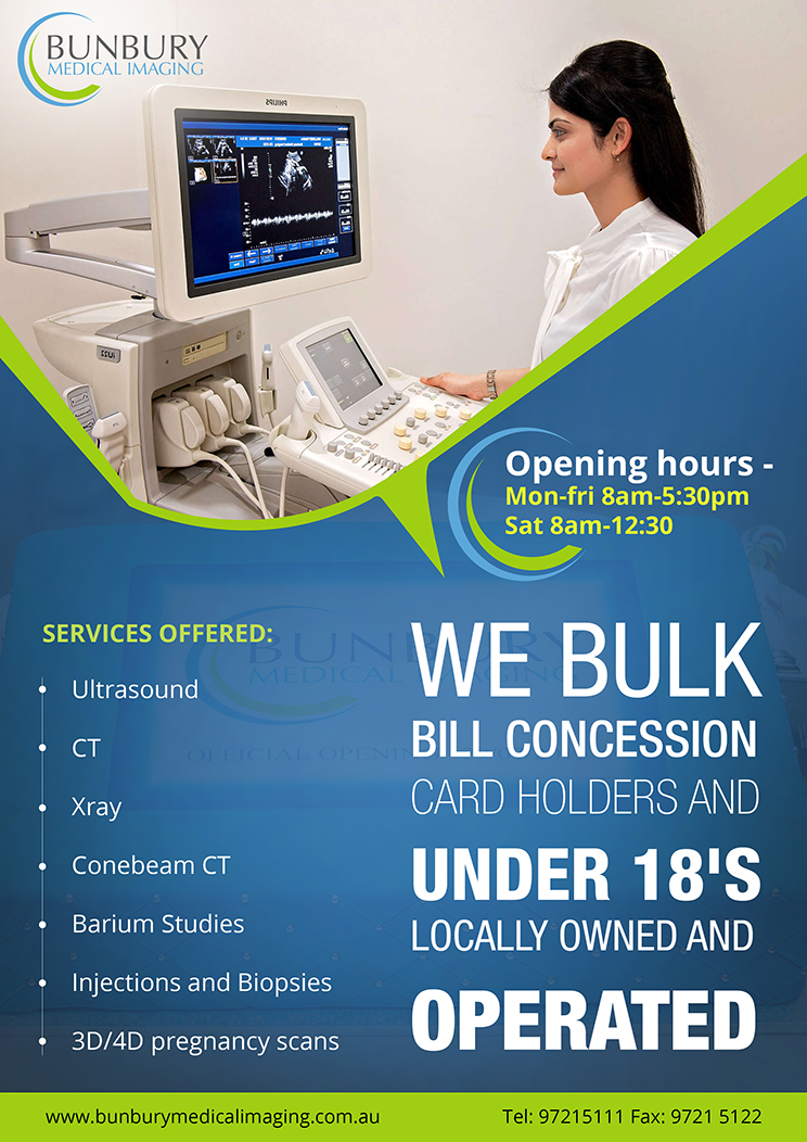 Design de Poster par Pentacle CodeCanvas pour Bunbury Medical Imaging | Design #12556604