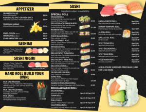 Menu Design by Impressive Solutions for this project | Design: #12567691