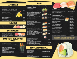 Menu Design by Impressive Solutions for this project | Design: #12580815
