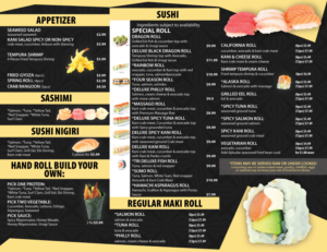Menu Design by Impressive Solutions for this project | Design: #12590872