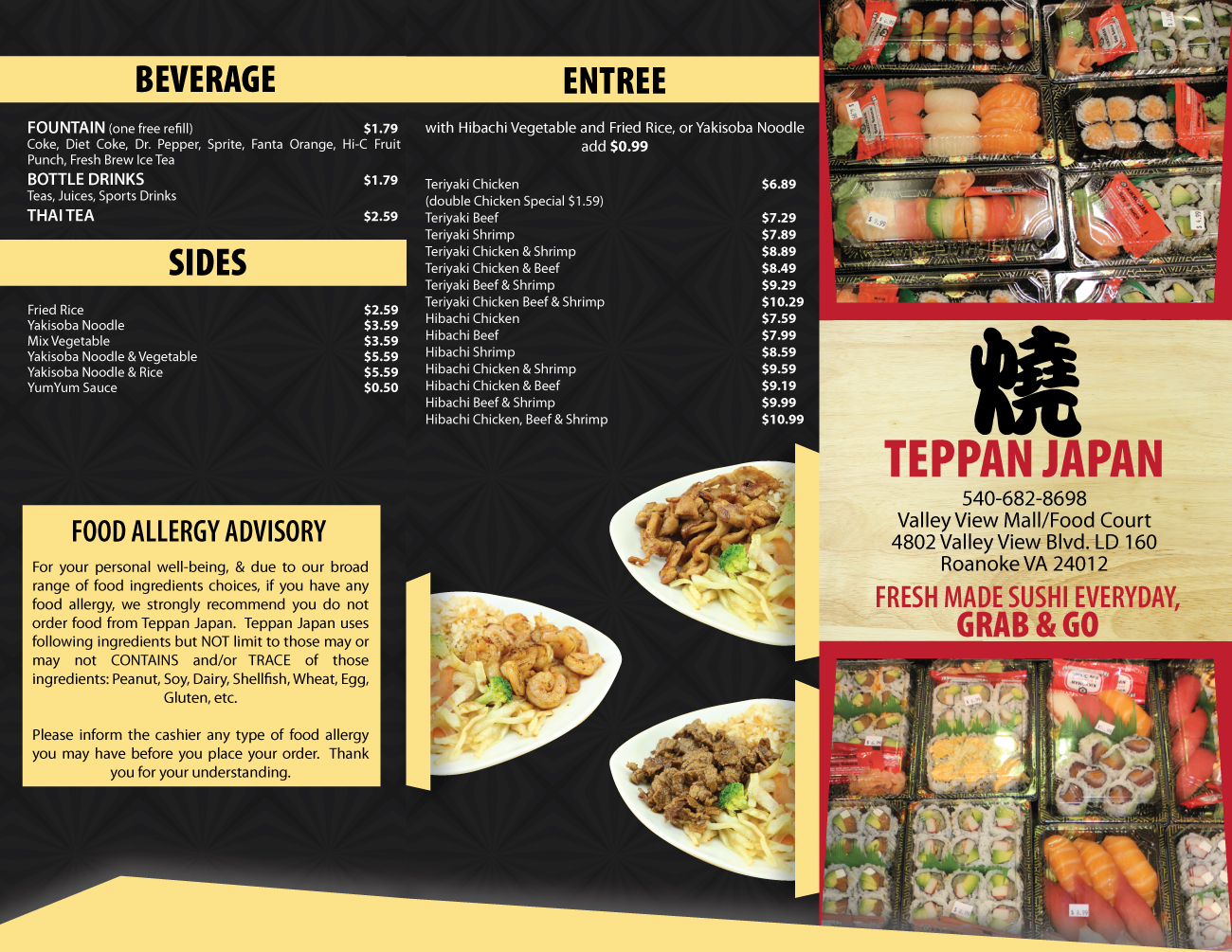 Menu Design by Impressive Sol for this project | Design: #12598248