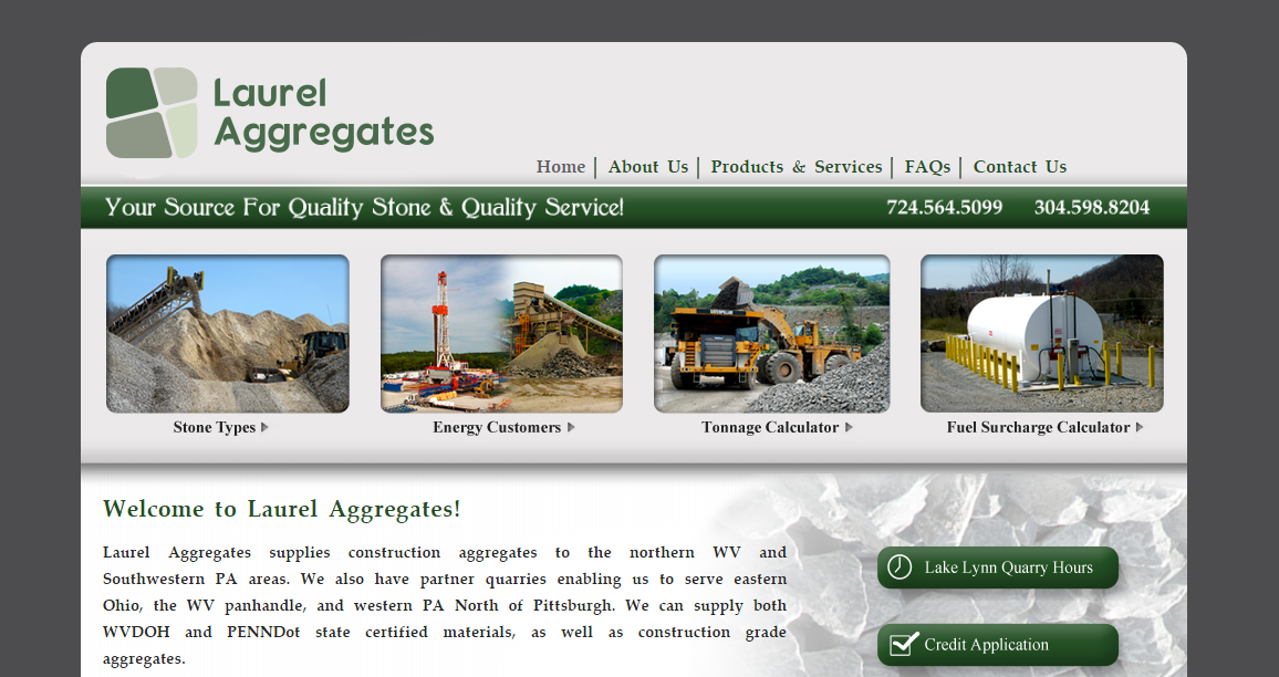 Logo Design by Alex P. Design Studio for Laurel Aggregates  | Design #12511936