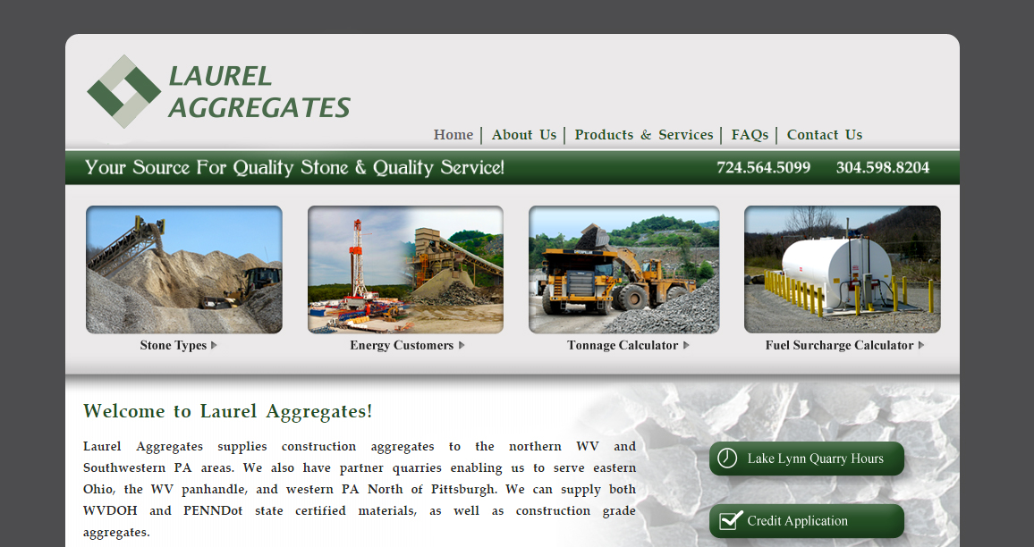 Logo Design by Alex P. Design Studio for Laurel Aggregates  | Design #12512037
