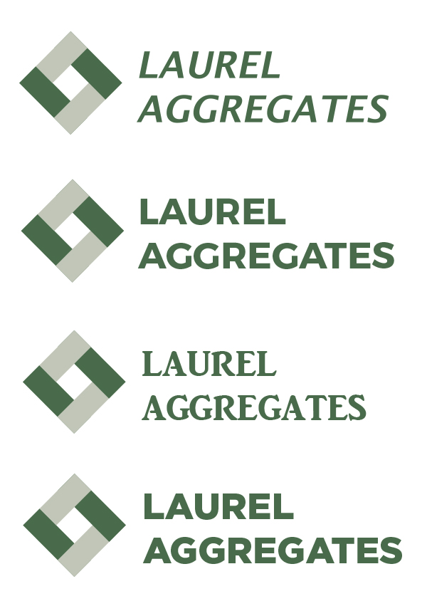 Logo Design by Alex P. Design Studio for Laurel Aggregates  | Design #12512548