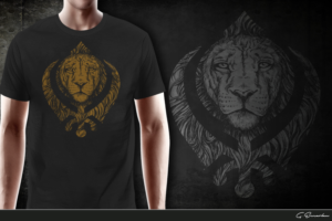 lion warrior sikh | T-shirt Design by GEK (agentfortysix)