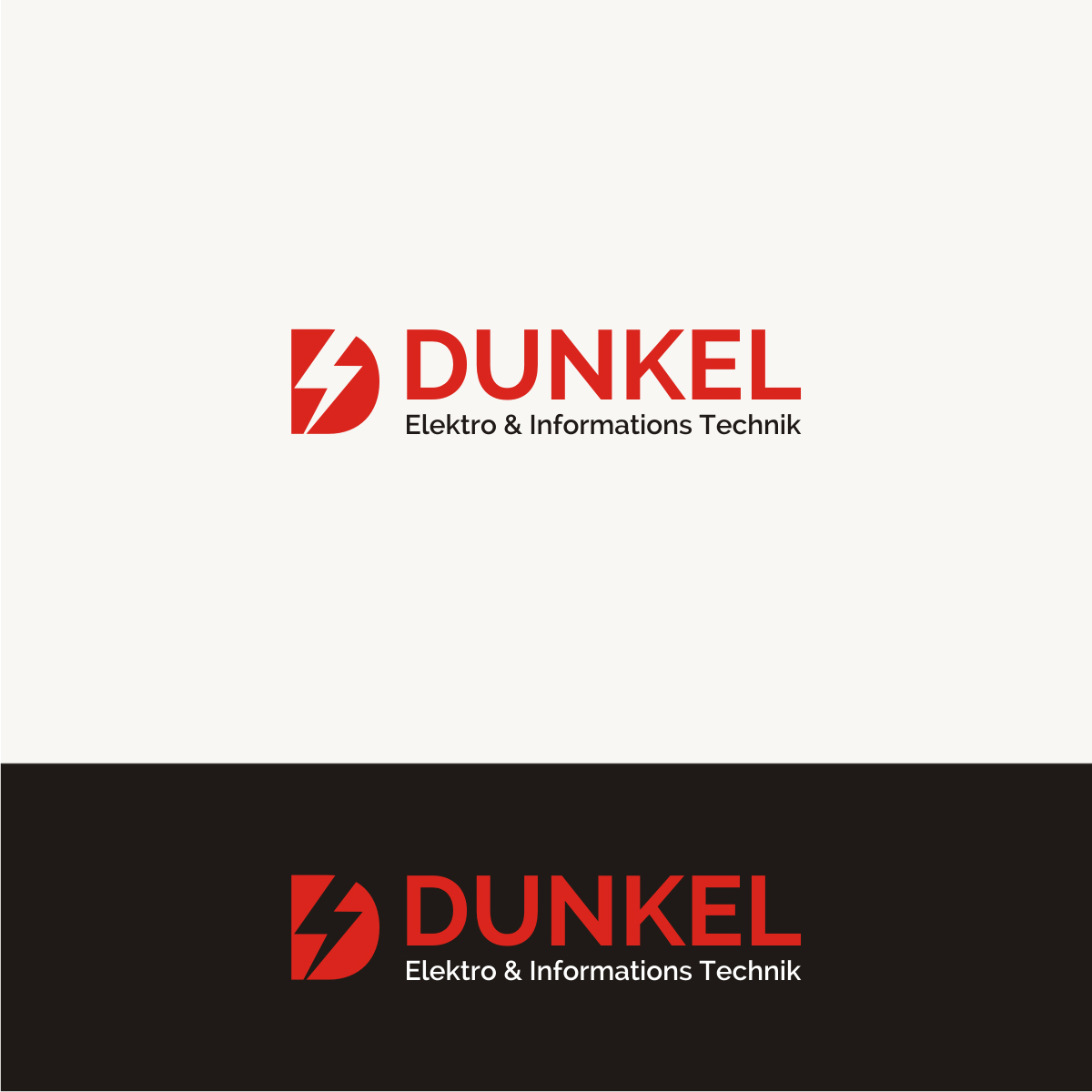 Logo Design by graphicssquare for Dunkel Elektro- und Informationstechnik | Design #12518564