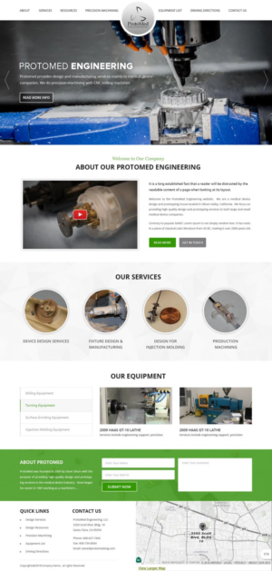 Web Design by pb for ProtoMed Engineering | Design: #12556618