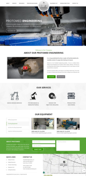Web Design by pb for ProtoMed Engineering | Design: #12556620