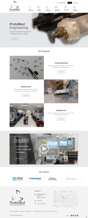 Web Design by pb for ProtoMed Engineering | Design: #12556622