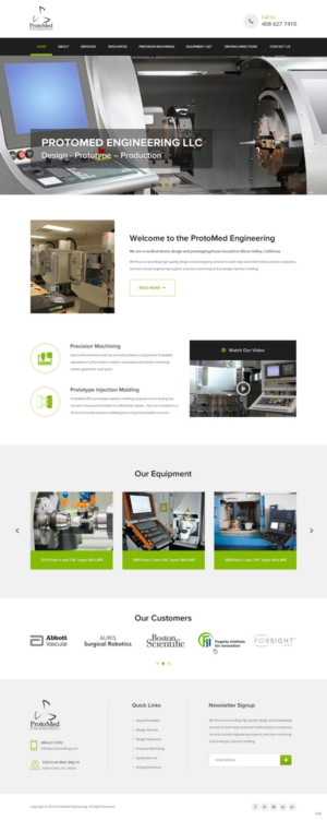 Web Design by pb for ProtoMed Engineering | Design: #12569644