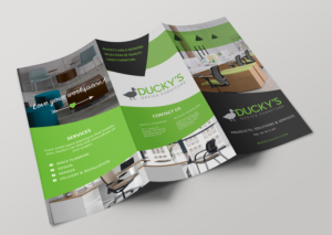 Awesome Office Furniture Dealer's Brochure!  | Flyer Design by alex989