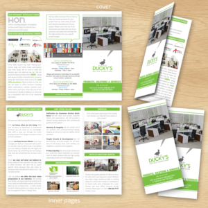 Awesome Office Furniture Dealer's Brochure!  | Flyer Design by - SWING -