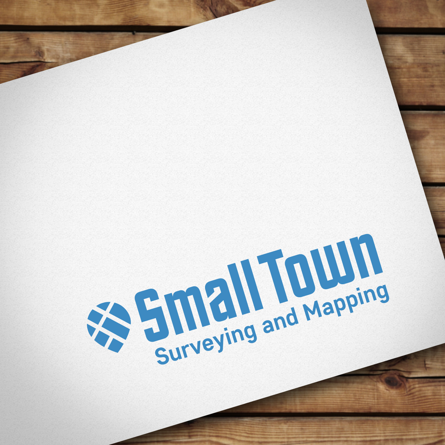 Logo Design by Brandcrate for Small Town Surveying and Mapping | Design #12574205