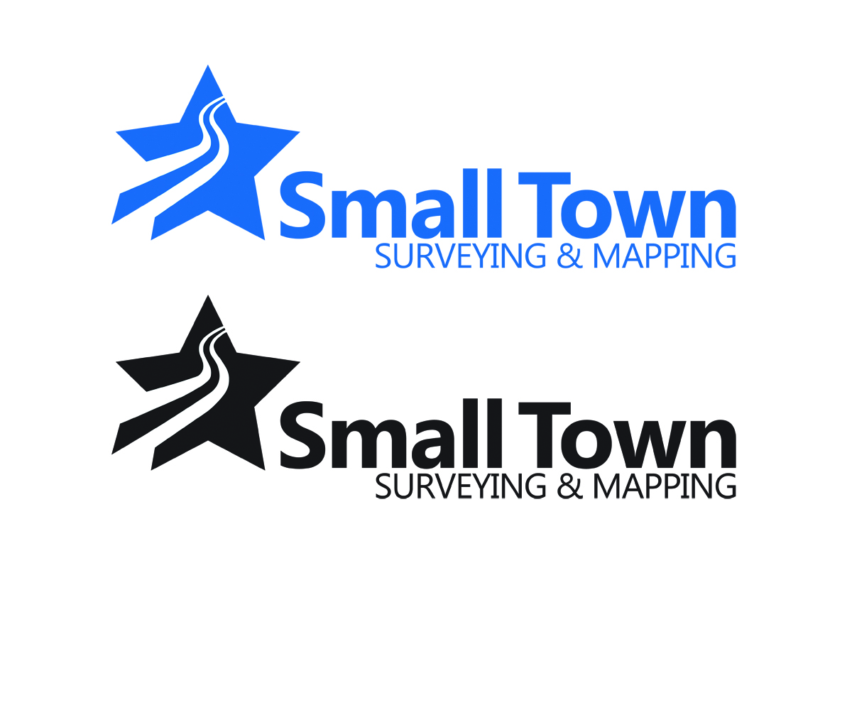Logo Design by Hot Rod for Small Town Surveying and Mapping | Design #12557759