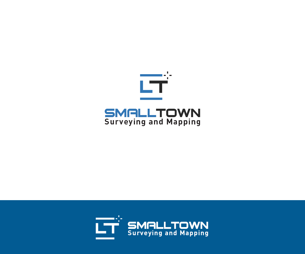 Logo Design by DCMadrid for Small Town Surveying and Mapping | Design #12537458