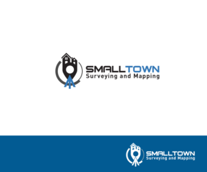 Logo Design by DCMadrid for Small Town Surveying and Mapping | Design: #12539872