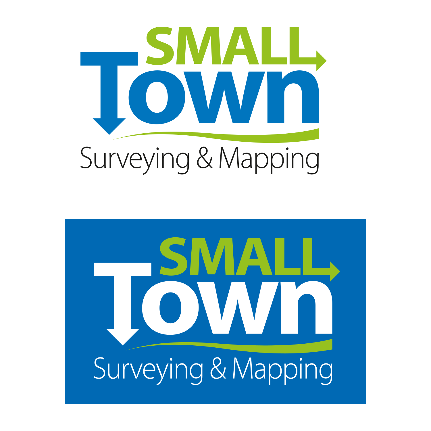 Logo Design by philipfitzsimmons for Small Town Surveying and Mapping | Design #12570618