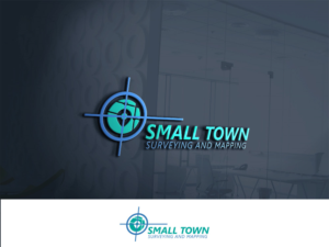 Logo Design by abstraxt for Small Town Surveying and Mapping | Design: #12539154