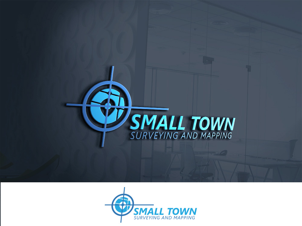 Logo Design by abstraxt for Small Town Surveying and Mapping | Design #12571736
